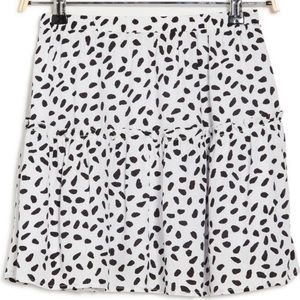Like New ELODIE Ruffle Hem Mini Skirt
